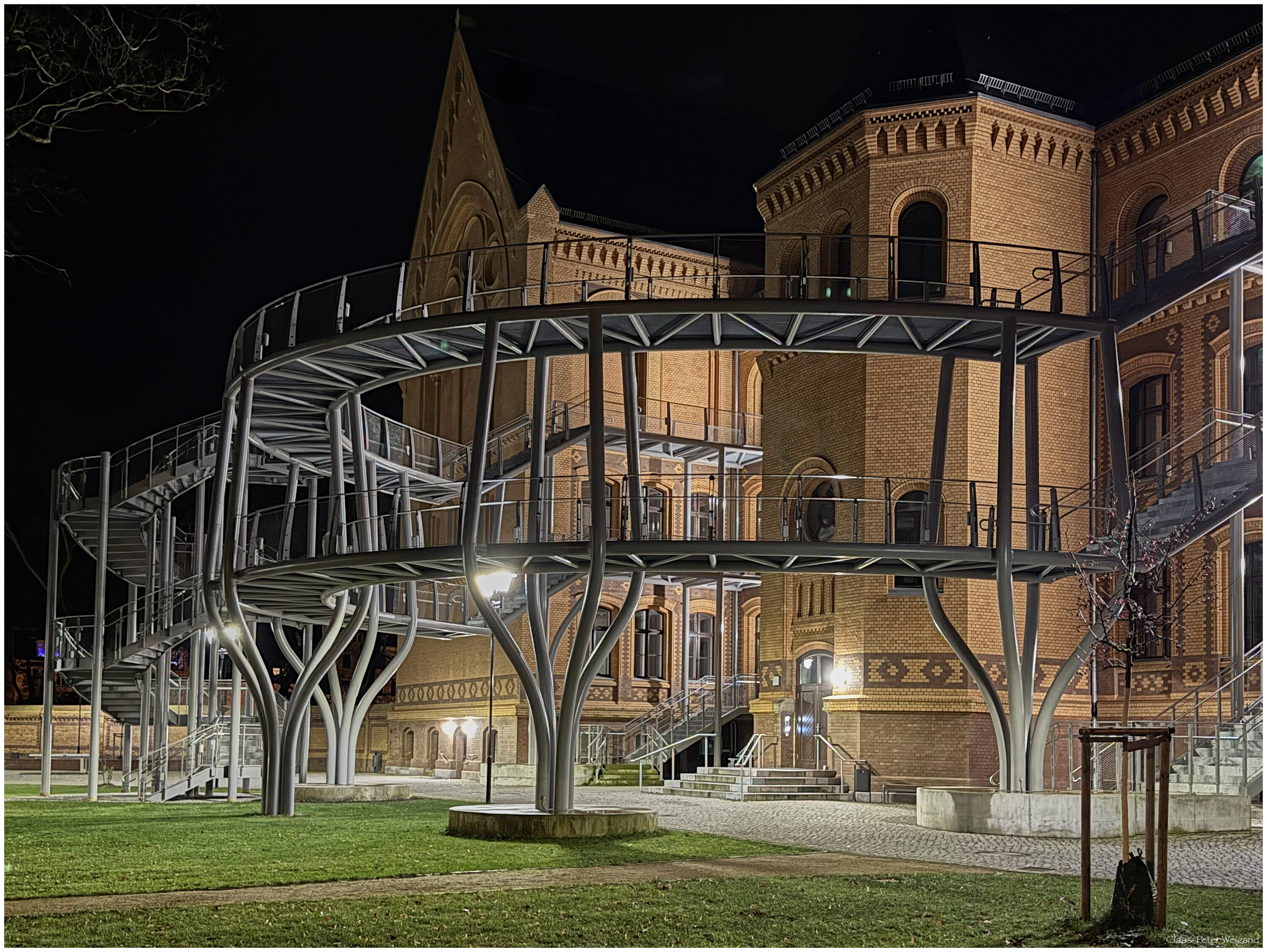 Lutherstadt Wittenberg - Feuertreppe Melanchthon-Gymnasium