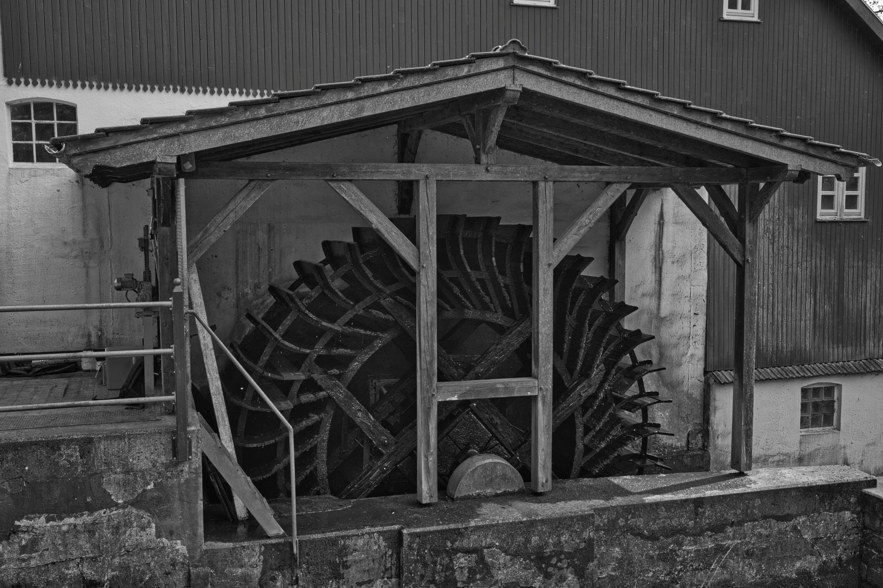 Wassermühle Schafflund - Mühlrad