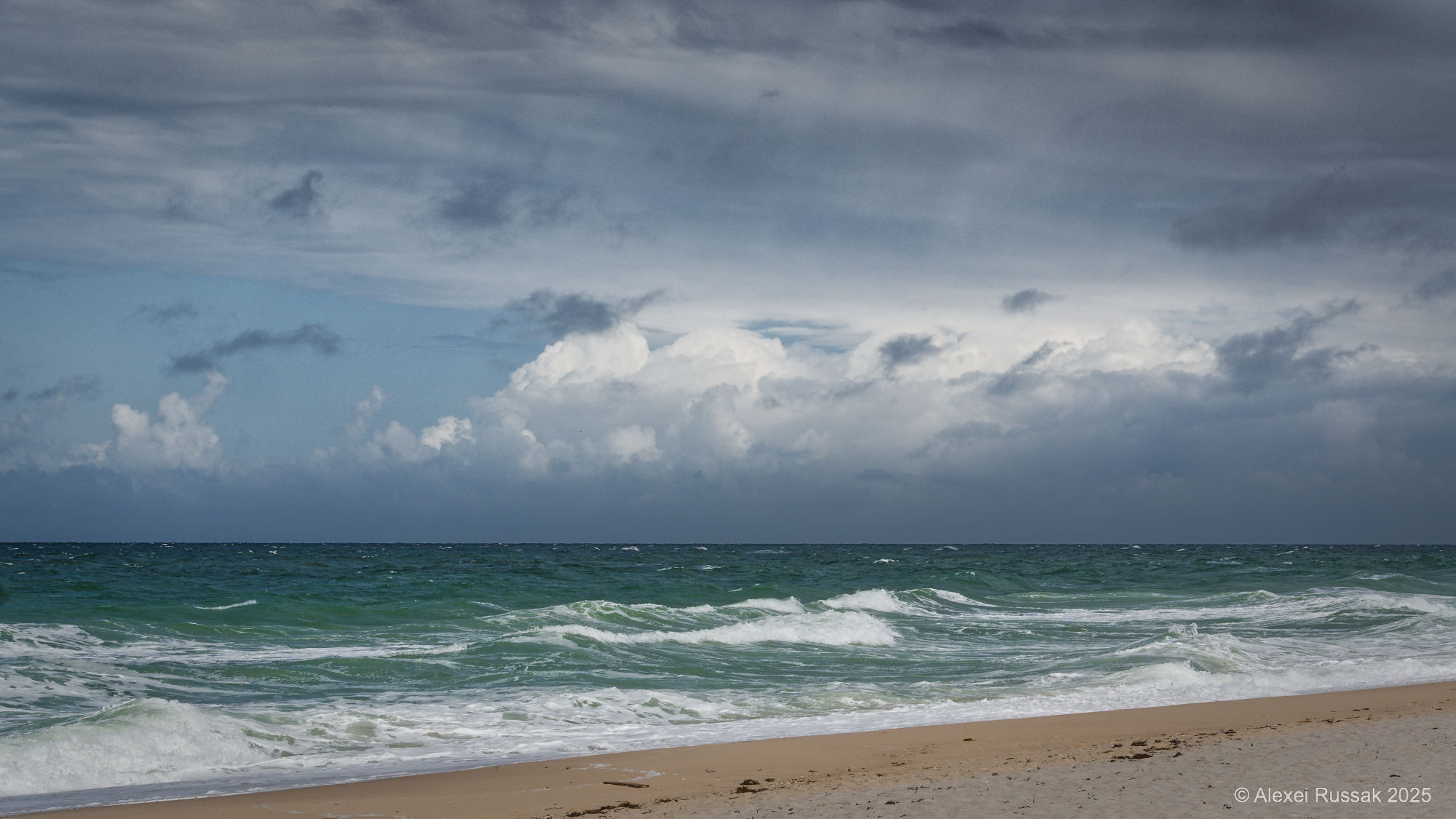 Aufgewühltes Meer