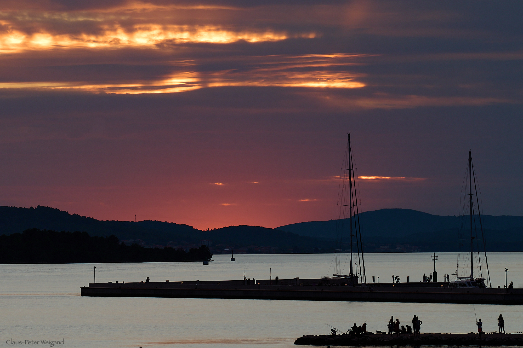 Farben am Abend in Kroatien