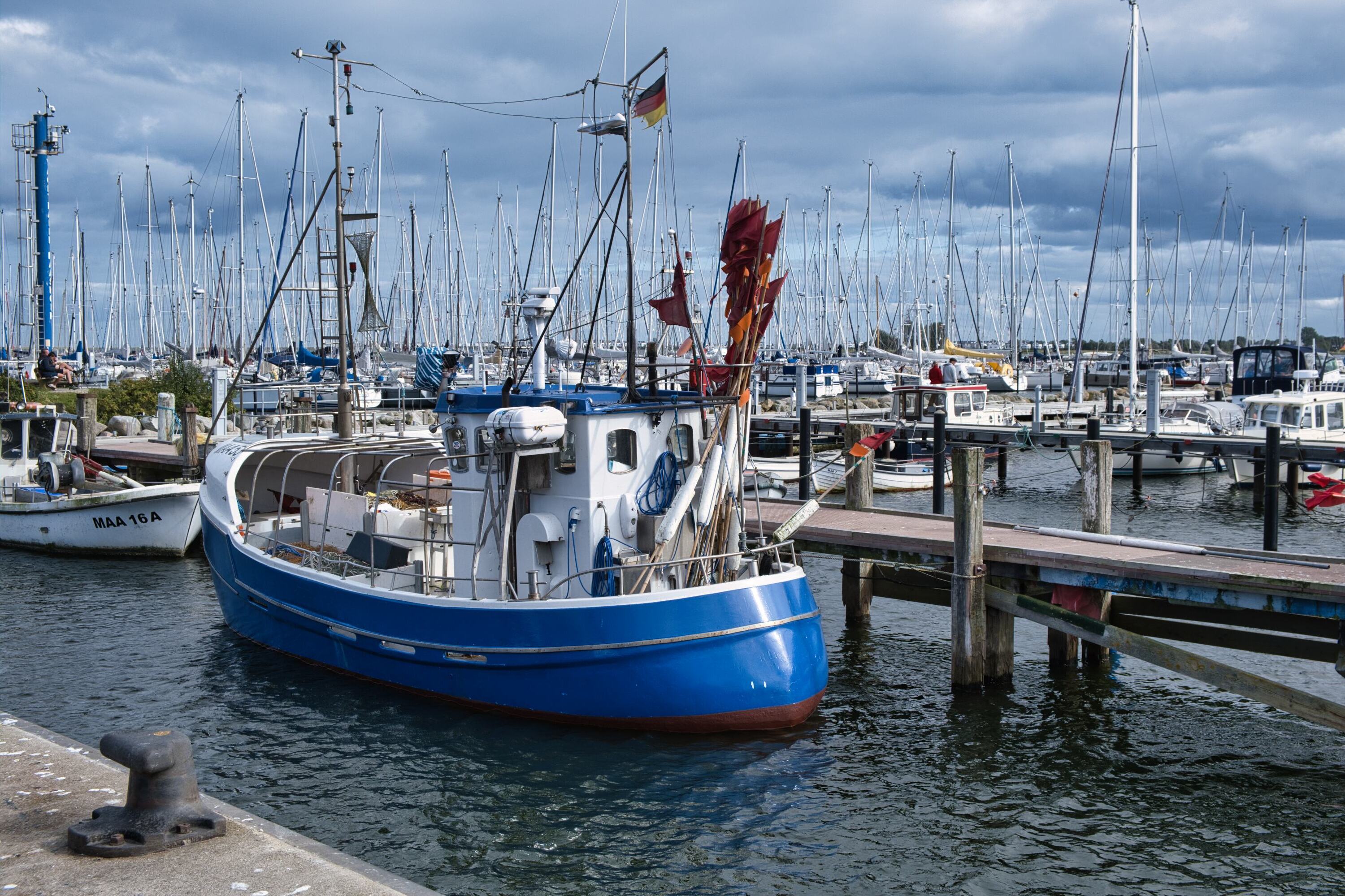 Fischkutter von achtern