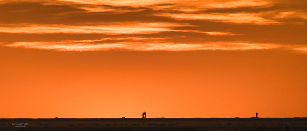 Fotografen am Strand von Westerhever