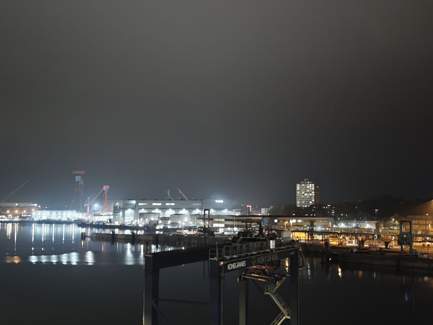 Blick vom Parkhaus in Richtung Nord/Ost