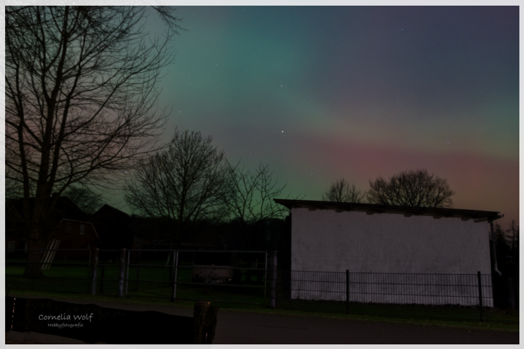 Polarlichter über Schleswig-Holstein