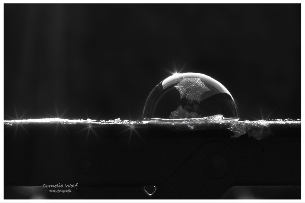 Minus 6,5 Grd. - Seifenblasen-Wetter