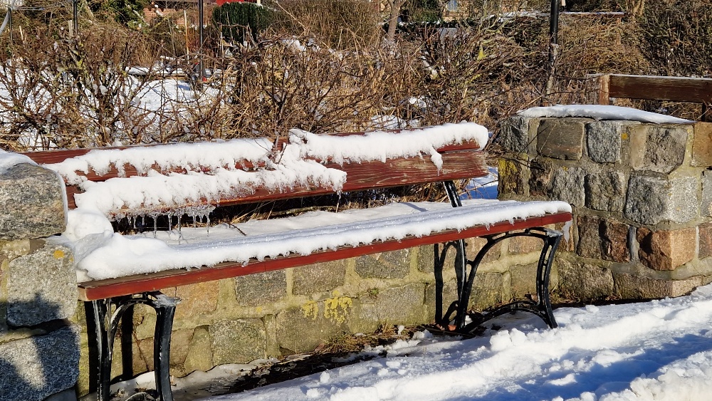 Platz für eine kalte Pause