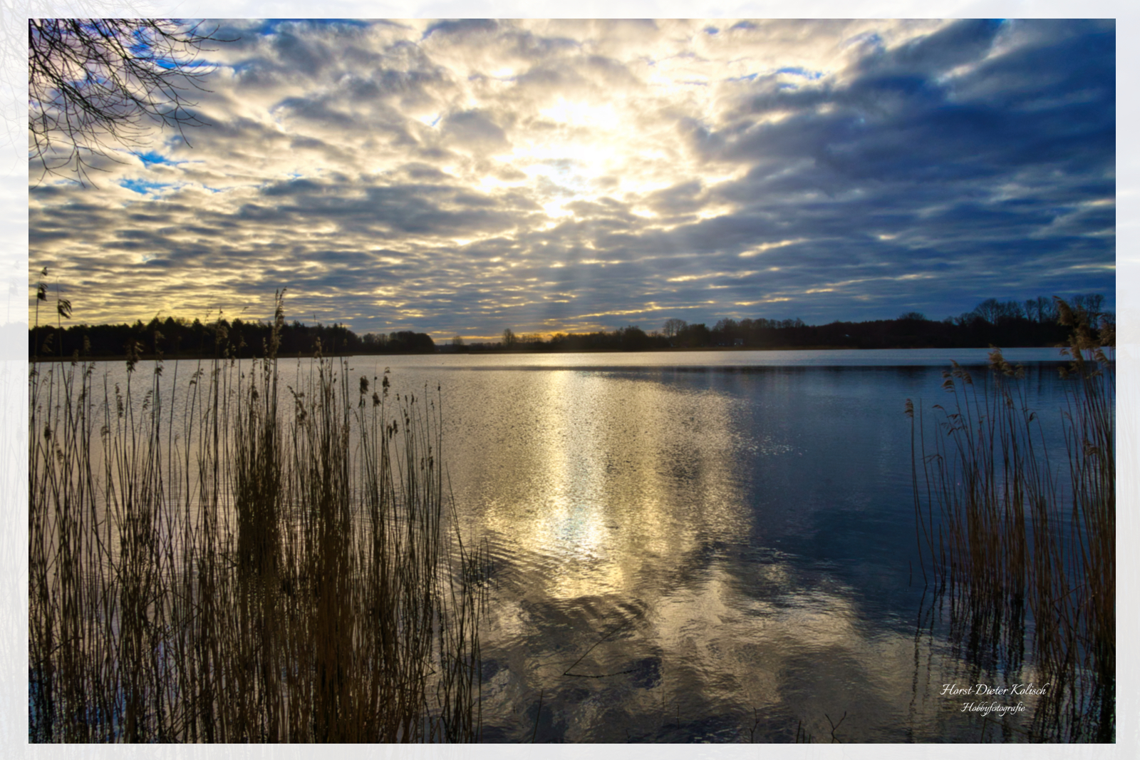 Sonnenaufgang am Fockbeker See