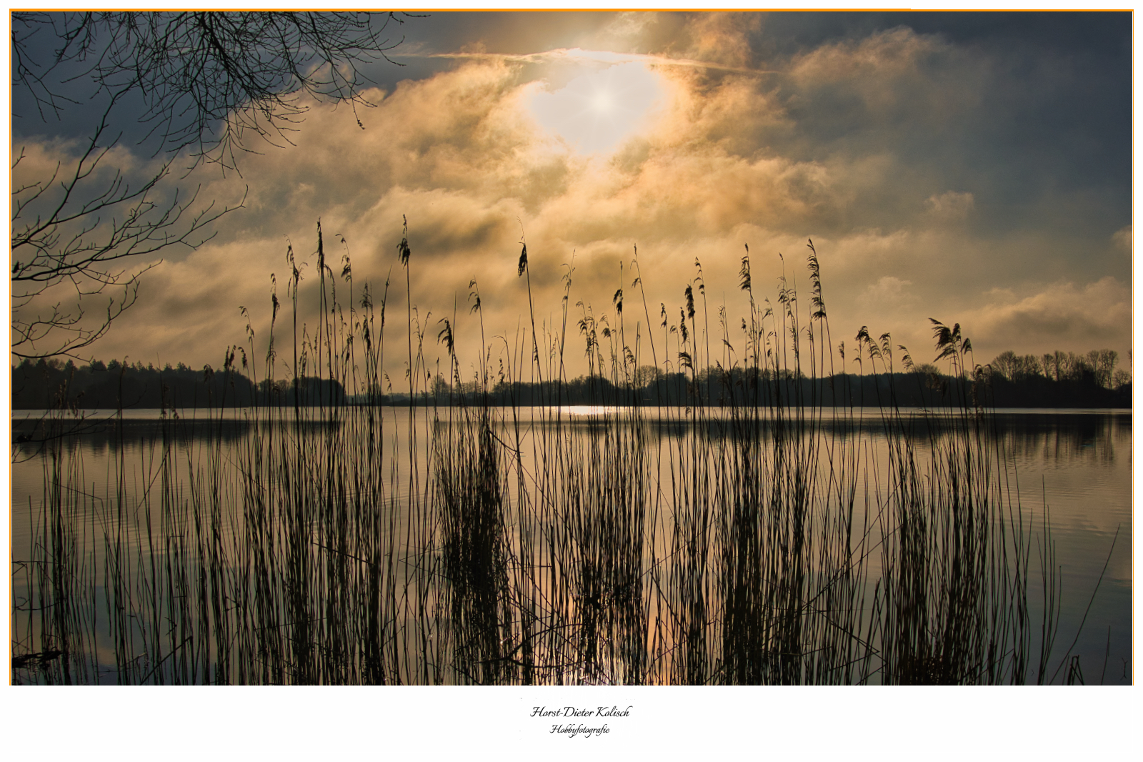 Sonnenaufgang am Fockbeker See