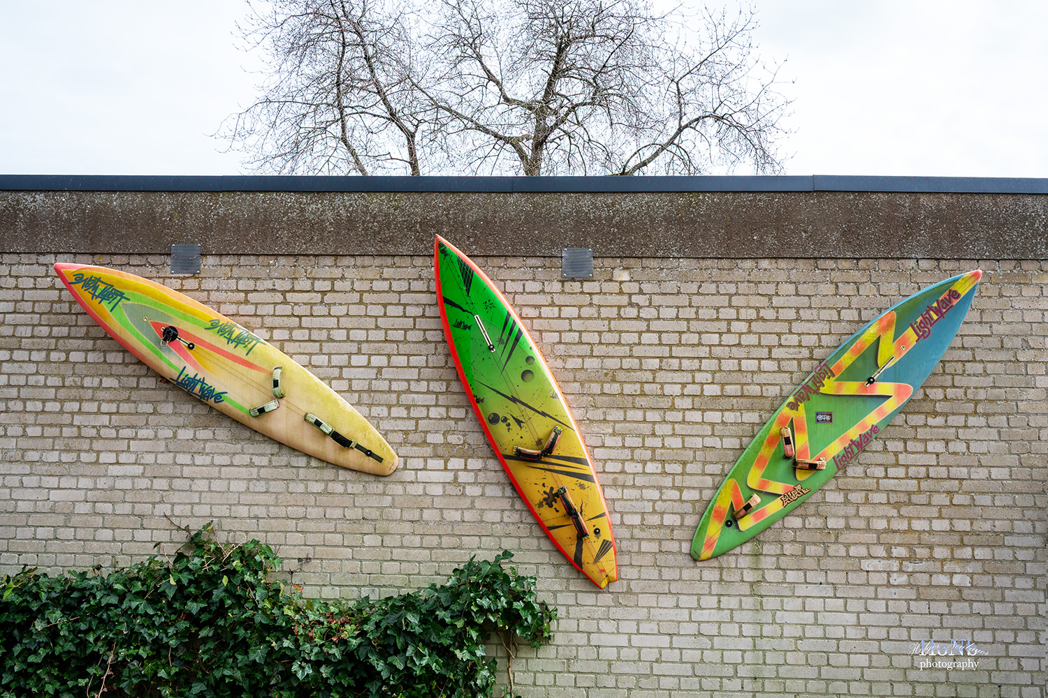 Surfboard ohne Wasser