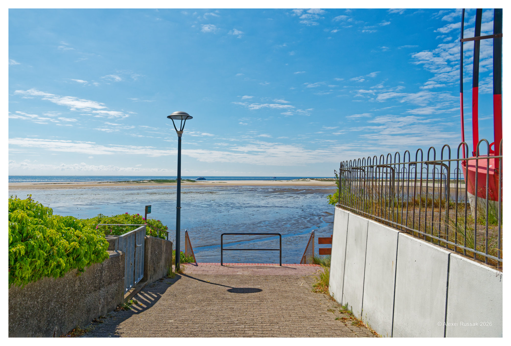 Blick auf den Strand