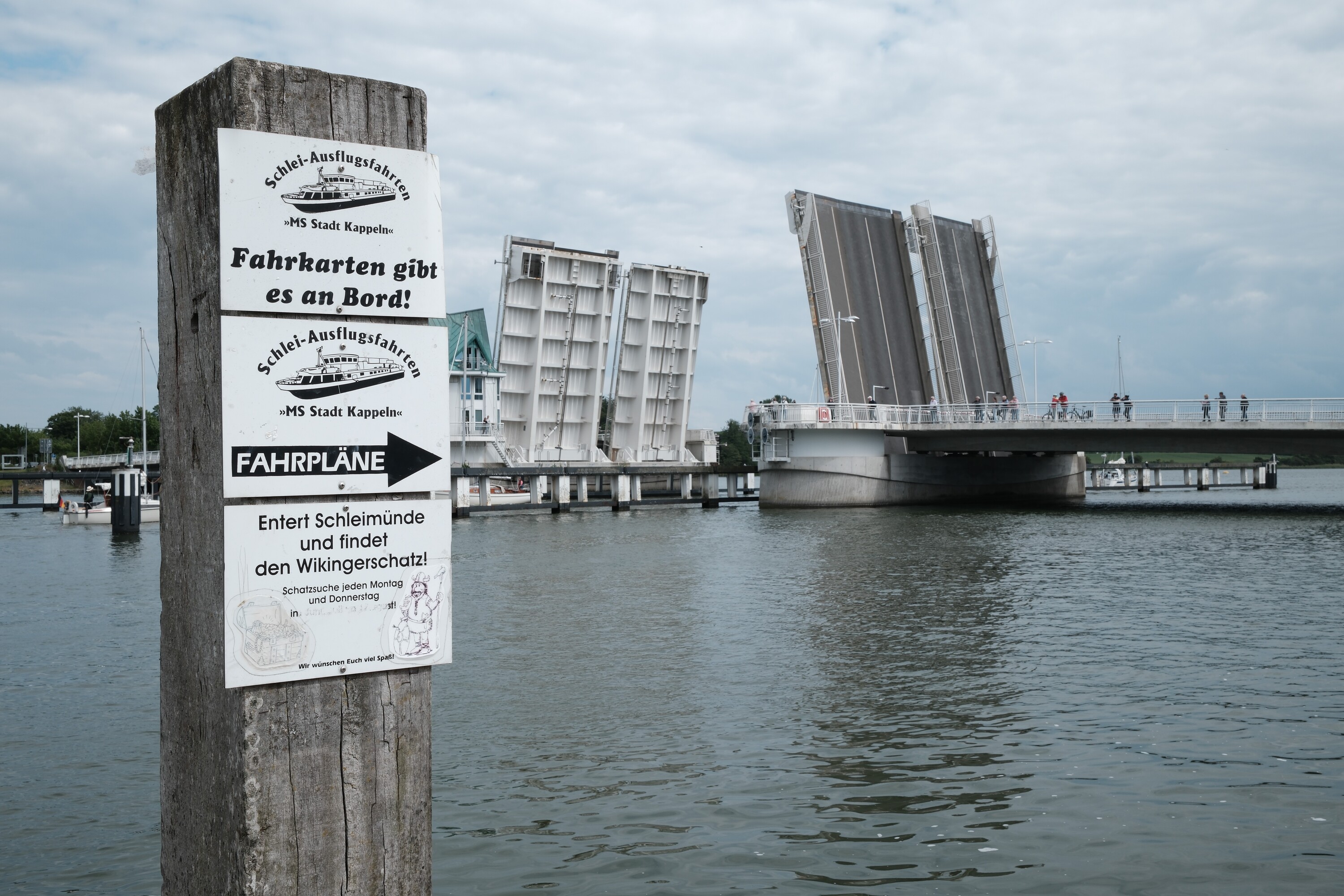 Offene Brücke