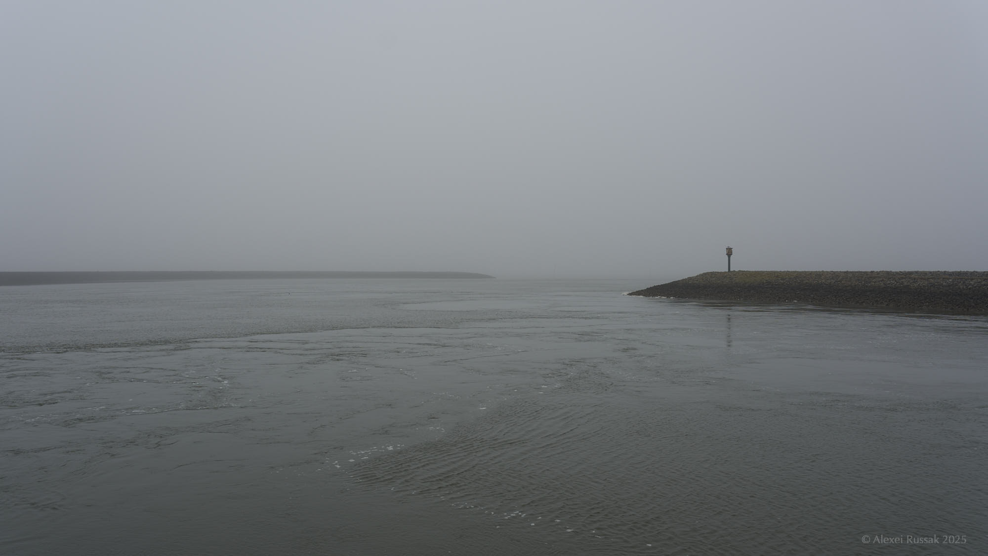 Holmer Siel im Nebel IV