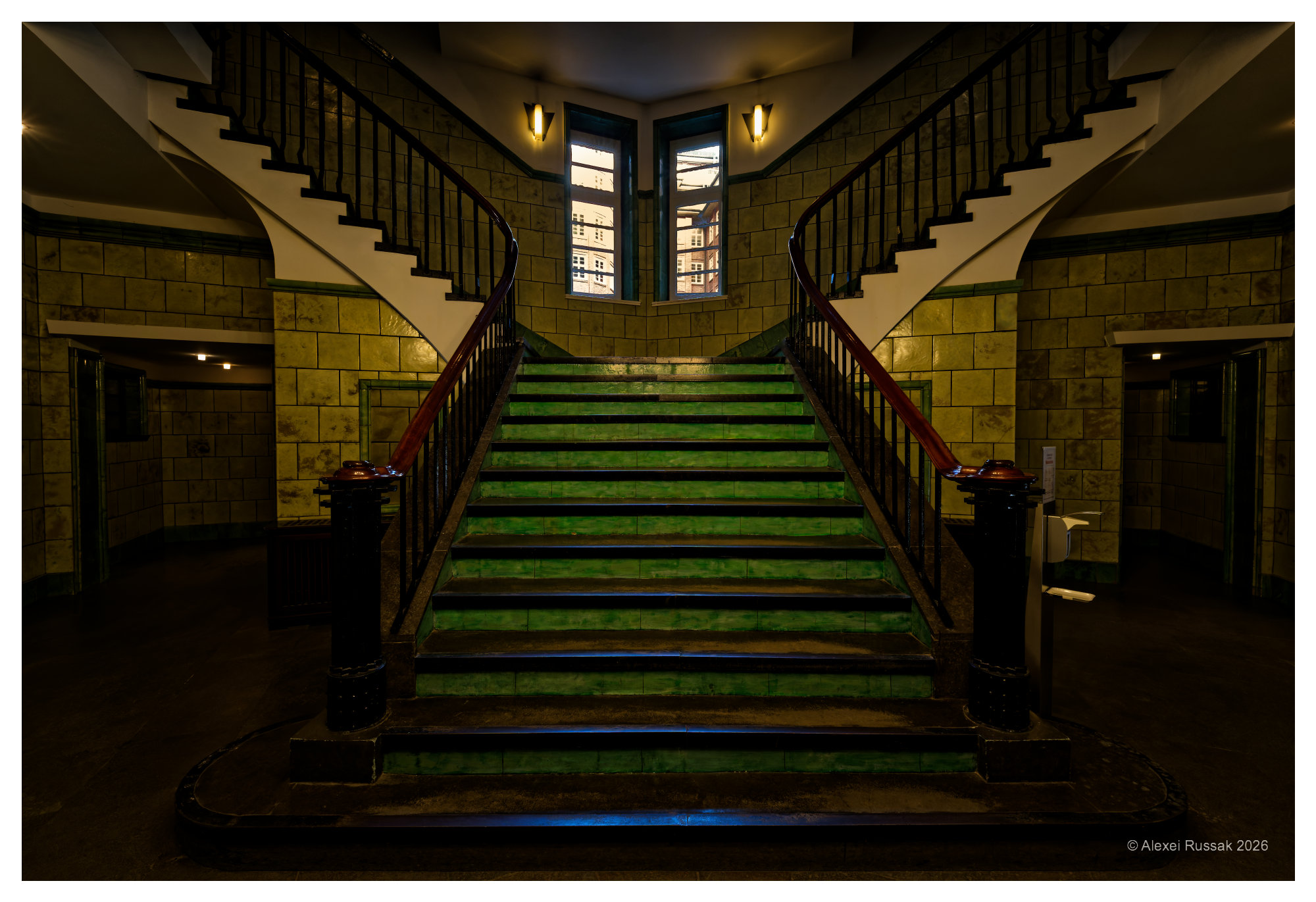 Grüne Treppe