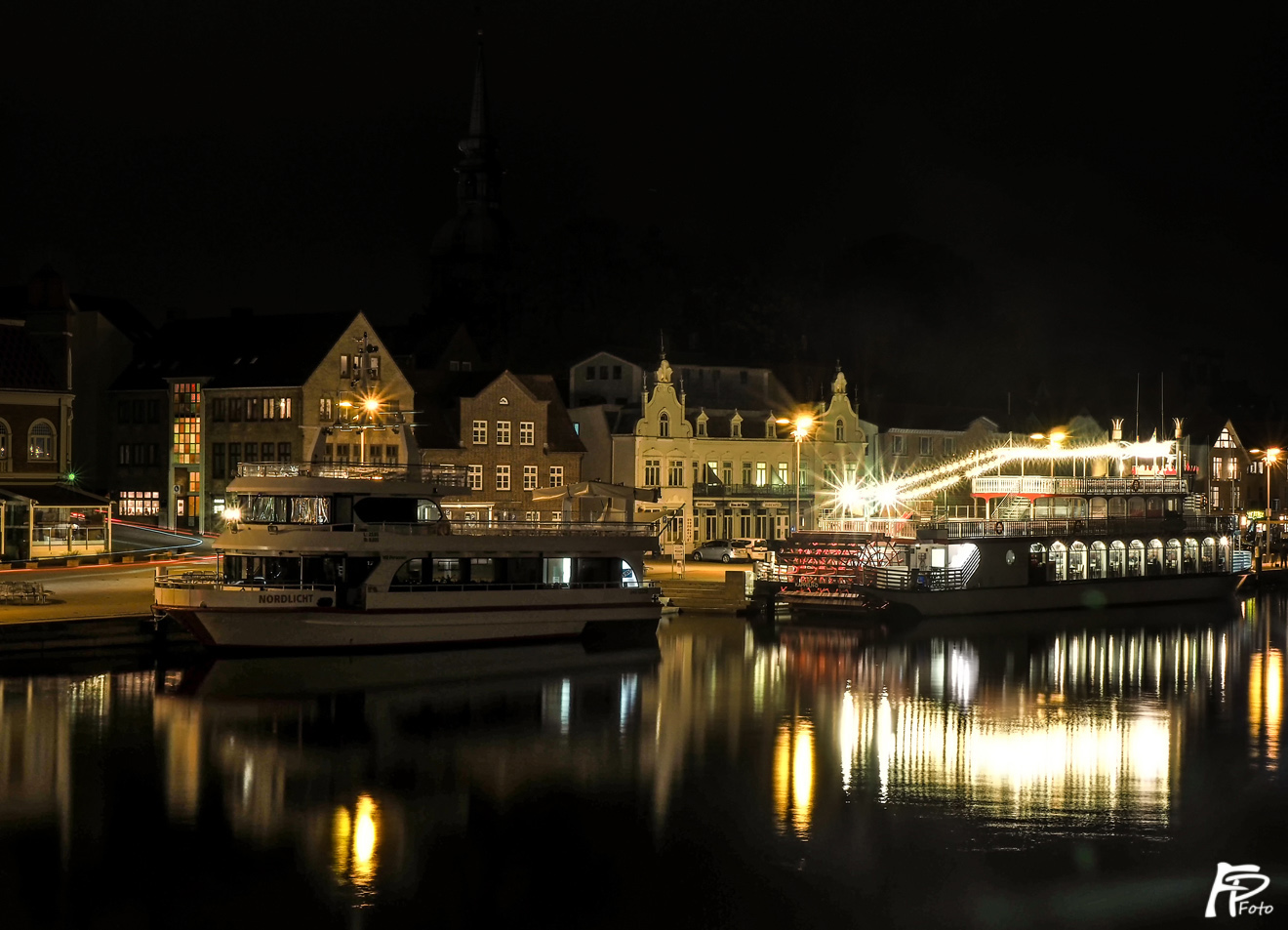 Abends in Kappeln an der Schlei