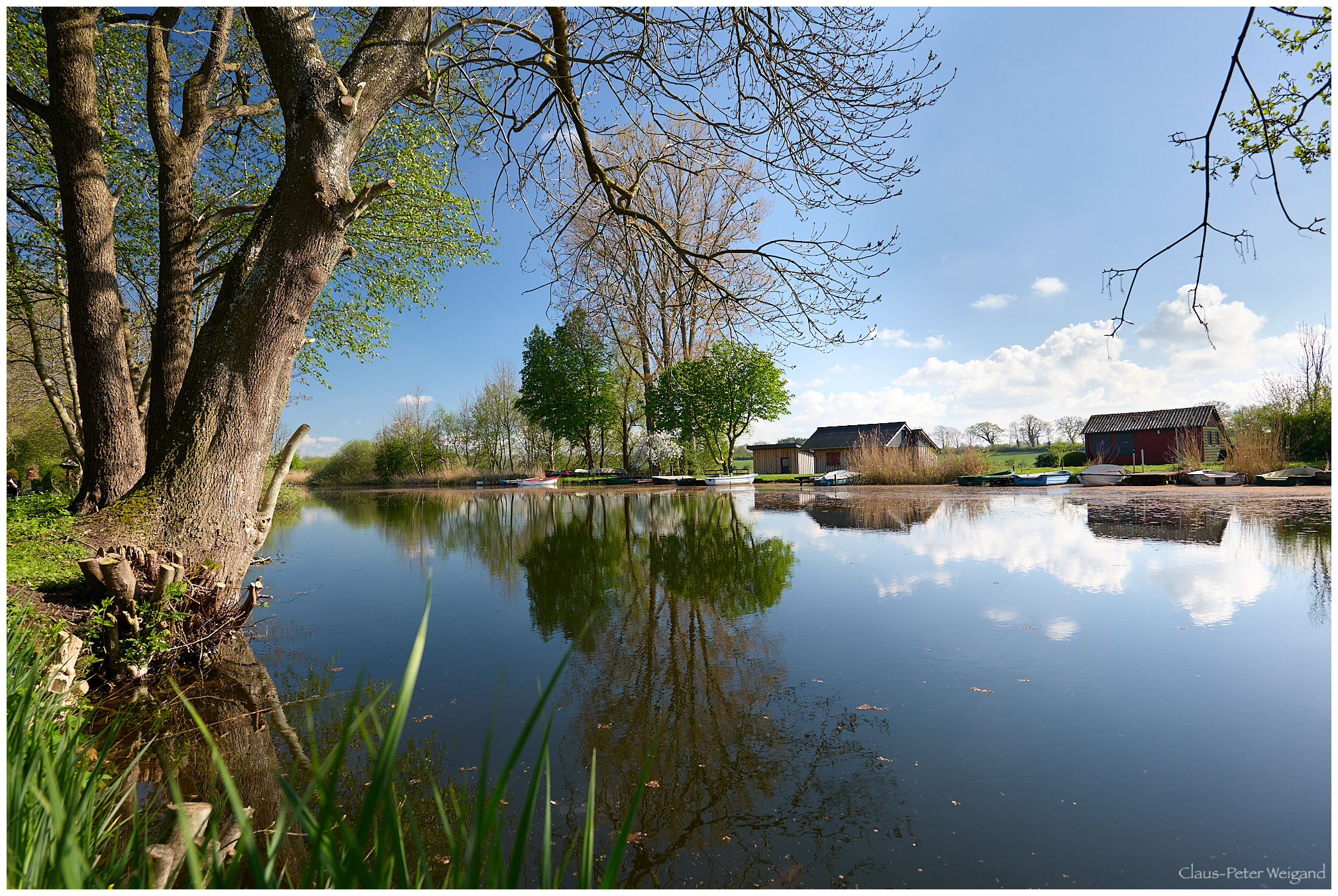 Alter Eiderkanal bei der Schleuse Kluvensiek