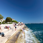 Bei der Meeresorgel von Zadar