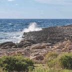 Felsen in der Brandung