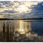 Sonnenaufgang am Fockbeker See