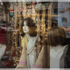 Schaufenster-Spiegelung